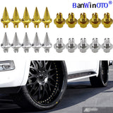 25pcs/set Brand New Plastic Spike Car Wheel Rivets For Wheel Rims Cap Lip Screw Bolt Tires Car Styling Tunning LGMD001-JT&P