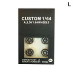 4 Pcs/set 1:64 Model Modified Tire Diecasts Alloy Wheel Tire Rubber Toy Vehicles General Model Of Car Change Accessories