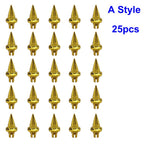 25pcs/set Brand New Plastic Spike Car Wheel Rivets For Wheel Rims Cap Lip Screw Bolt Tires Car Styling Tunning LGMD001-JT&P