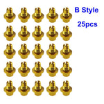 25pcs/set Brand New Plastic Spike Car Wheel Rivets For Wheel Rims Cap Lip Screw Bolt Tires Car Styling Tunning LGMD001-JT&P