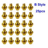 25pcs/set Brand New Plastic Spike Car Wheel Rivets For Wheel Rims Cap Lip Screw Bolt Tires Car Styling Tunning LGMD001-JT&P