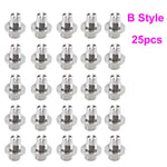 25pcs/set Brand New Plastic Spike Car Wheel Rivets For Wheel Rims Cap Lip Screw Bolt Tires Car Styling Tunning LGMD001-JT&P