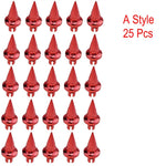 25pcs/set Brand New Plastic Spike Car Wheel Rivets For Wheel Rims Cap Lip Screw Bolt Tires Car Styling Tunning LGMD001-JT&P