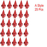 25pcs/set Brand New Plastic Spike Car Wheel Rivets For Wheel Rims Cap Lip Screw Bolt Tires Car Styling Tunning LGMD001-JT&P