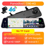 12 Inch Car DVR Android 8.1 4G WiFi GPS  Navigation Rearview Mirror Auto Recorder Car DVR Mirror Dash Camera FHD Car Mirror