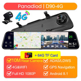 12 Inch Car DVR Android 8.1 4G WiFi GPS  Navigation Rearview Mirror Auto Recorder Car DVR Mirror Dash Camera FHD Car Mirror