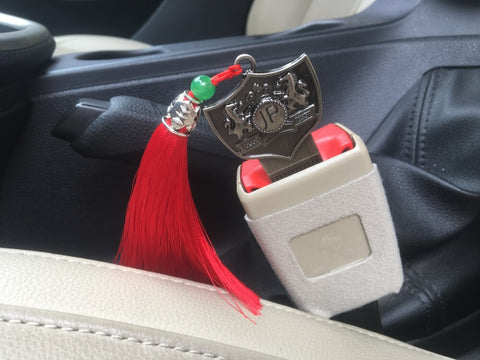 CAYEARS 1Pcs JP Junction Produce Car Seatbelt Buckle Clasp Insert Plug Safety Seat Belt Dismiss Alert Insert Buckle