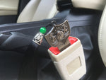 CAYEARS 1Pcs JP Junction Produce Car Seatbelt Buckle Clasp Insert Plug Safety Seat Belt Dismiss Alert Insert Buckle