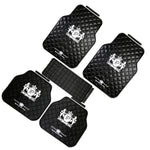 1 Set 5Pcs Junction Produce Car Latex Floor Mats Foot Mats White JP Logo Black Mats Carpets Vip Car Chassis Mats For Sedan