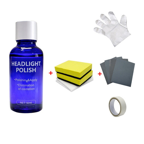 30ML Car Headlight Repair Coating Solution Repair Kit Oxidation Rearview Coating Headlight Polishing Anti-scratch Liquid