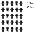 25pcs/set Brand New Plastic Spike Car Wheel Rivets For Wheel Rims Cap Lip Screw Bolt Tires Car Styling Tunning LGMD001-JT&P