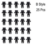 25pcs/set Brand New Plastic Spike Car Wheel Rivets For Wheel Rims Cap Lip Screw Bolt Tires Car Styling Tunning LGMD001-JT&P