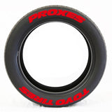 Rubber Letters Tire Sticker Car Tire Wheel Sticker Universal Fit 3D Logo Auto Motorcycle Tires Stickers Wheels Label DIY Styling