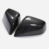 LUCKEASY For Tesla Model X car mirror/rear wing spoiler/steering wheel patch real carbonfiber accessories modification 15PCS