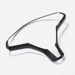 LUCKEASY For Tesla Model X car mirror/rear wing spoiler/steering wheel patch real carbonfiber accessories modification 15PCS
