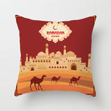 New hot Islamic style Ramadan Festival pattern polyester printing home decoration sofa cushion cover bed pillowcase pillow cover