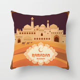New hot Islamic style Ramadan Festival pattern polyester printing home decoration sofa cushion cover bed pillowcase pillow cover