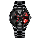 NIBOSI 2020 Car Rim Hub Wheel Watch Custom Design Car Rim Sports Wheel Watch Waterproof Creative Male Watches Men's Wristwatch