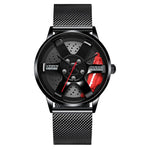 NIBOSI 2020 Car Rim Hub Wheel Watch Custom Design Car Rim Sports Wheel Watch Waterproof Creative Male Watches Men's Wristwatch