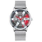 NIBOSI 2020 Car Rim Hub Wheel Watch Custom Design Car Rim Sports Wheel Watch Waterproof Creative Male Watches Men's Wristwatch