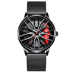 NIBOSI 2020 Car Rim Hub Wheel Watch Custom Design Car Rim Sports Wheel Watch Waterproof Creative Male Watches Men's Wristwatch