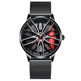 NIBOSI 2020 Car Rim Hub Wheel Watch Custom Design Car Rim Sports Wheel Watch Waterproof Creative Male Watches Men's Wristwatch