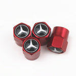 New Car Badge Wheel Tire Valve Cap Tyre Dust Cap For MERCEDES W211 BENZ AMG W204 W210 W203 CLA GLA