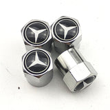 New Car Badge Wheel Tire Valve Cap Tyre Dust Cap For MERCEDES W211 BENZ AMG W204 W210 W203 CLA GLA