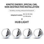 Hub Light Car Wheel Caps Light Center Cover Lighting Cap Floating Illumination LED auto For bmw for benz for LEXUS for AUDI