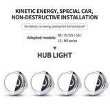 Hub Light Car Wheel Caps Light Center Cover Lighting Cap Floating Illumination LED auto For bmw for benz for LEXUS for AUDI