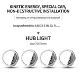 Hub Light Car Wheel Caps Light Center Cover Lighting Cap Floating Illumination LED auto For bmw for benz for LEXUS for AUDI
