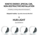 Hub Light Car Wheel Caps Light Center Cover Lighting Cap Floating Illumination LED auto For bmw for benz for LEXUS for AUDI
