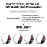 Hub Light Car Wheel Caps Light Center Cover Lighting Cap Floating Illumination LED auto For bmw for benz for LEXUS for AUDI