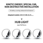 Hub Light Car Wheel Caps Light Center Cover Lighting Cap Floating Illumination LED auto For bmw for benz for LEXUS for AUDI