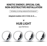 Hub Light Car Wheel Caps Light Center Cover Lighting Cap Floating Illumination LED auto For bmw for benz for LEXUS for AUDI