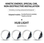 Hub Light Car Wheel Caps Light Center Cover Lighting Cap Floating Illumination LED auto For bmw for benz for LEXUS for AUDI
