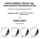Hub Light Car Wheel Caps Light Center Cover Lighting Cap Floating Illumination LED auto For bmw for benz for LEXUS for AUDI