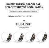 Hub Light Car Wheel Caps Light Center Cover Lighting Cap Floating Illumination LED auto For bmw for benz for LEXUS for AUDI