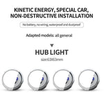 Hub Light Car Wheel Caps Light Center Cover Lighting Cap Floating Illumination LED auto For bmw for benz for LEXUS for AUDI
