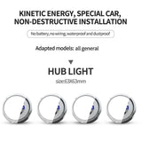 Hub Light Car Wheel Caps Light Center Cover Lighting Cap Floating Illumination LED auto For bmw for benz for LEXUS for AUDI