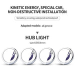 Hub Light Car Wheel Caps Light Center Cover Lighting Cap Floating Illumination LED auto For bmw for benz for LEXUS for AUDI