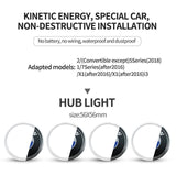 Hub Light Car Wheel Caps Light Center Cover Lighting Cap Floating Illumination LED auto For bmw for benz for LEXUS for AUDI