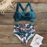 Sexy High Waist Bikini 2020 Halter Plus Size Swimwear Women Swimsuit Female Bikini Set Bodysuit Bathing Suit Summer Biquini XXL