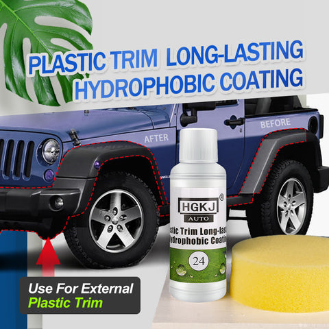 HGKJ AUTO-24-20ml Plastic Trim Long-lasting Hydrophobic Coating Car Accessories Cleaning Protector For External Plastic Trim