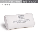 White Leather JP Junction Produce Vip Car Throw Pillows Cushion Backrest Headrest Neck Pillow Shoulder Pad For Auto Interior