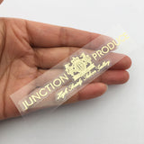 1PCS Nickel Metal Car Stickers Junction Produce Emblem Thin Decal Sticker Window body sticker For Audi Ford Volkswagen Nissan