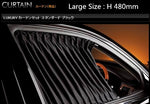 1Set For 2Pcs Car Window Shade Valance Junction Produce JP Auto Curtains Black Uv Protection Large Middle Small Size