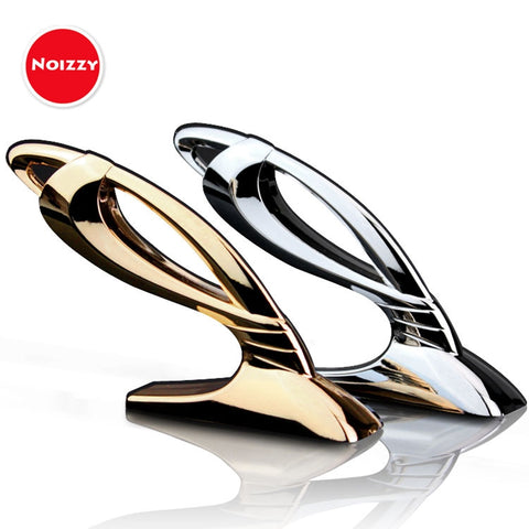 Noizzy JP Junction Produce Vertical VIP Car Auto Hood Badge Sticker Fashion Emblem 100% 3D Metal Chrome Gold Tuning Car-Styling