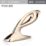 Noizzy JP Junction Produce Vertical VIP Car Auto Hood Badge Sticker Fashion Emblem 100% 3D Metal Chrome Gold Tuning Car-Styling