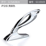 Noizzy JP Junction Produce Vertical VIP Car Auto Hood Badge Sticker Fashion Emblem 100% 3D Metal Chrome Gold Tuning Car-Styling